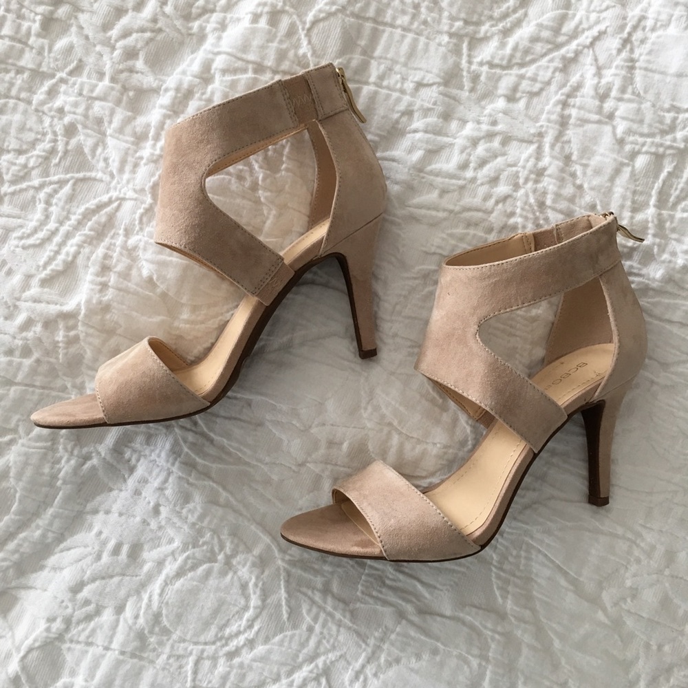 BCBGeneration Suede Strappy Heels